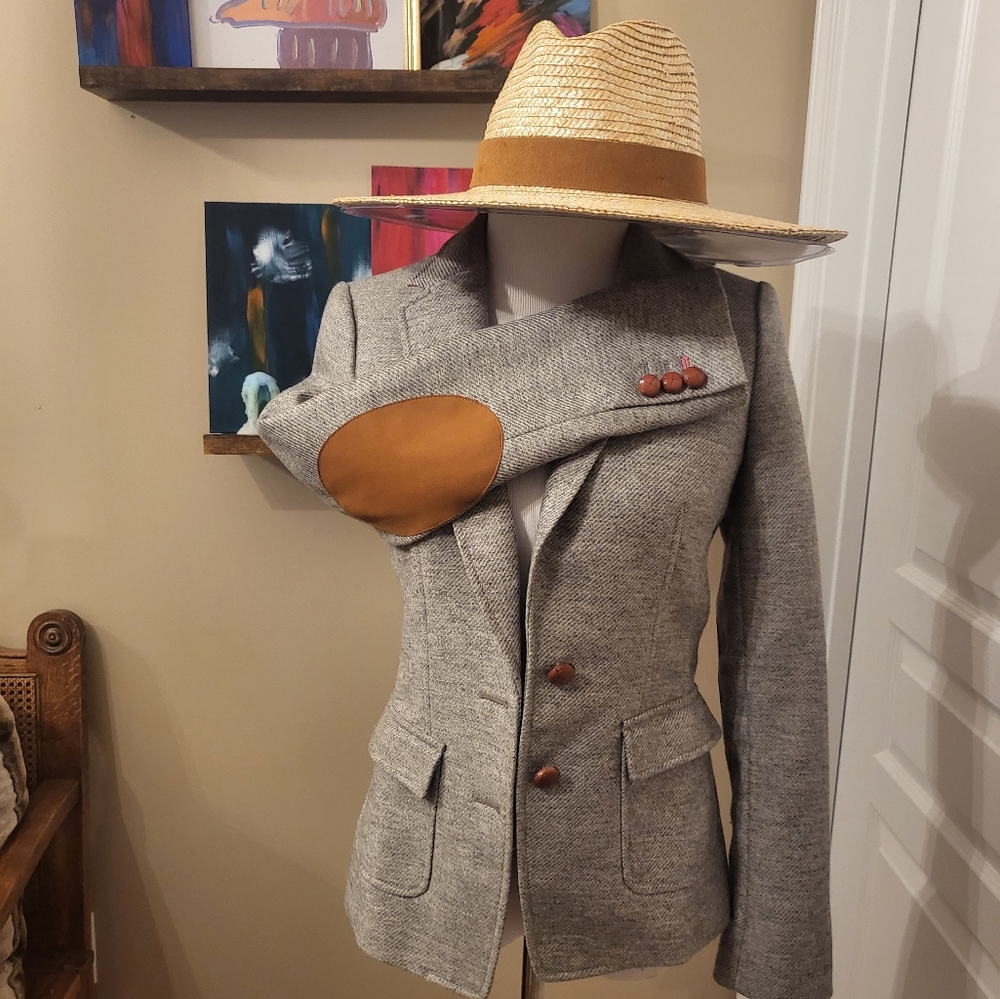 Banana Republic patch elbow jacket size 2